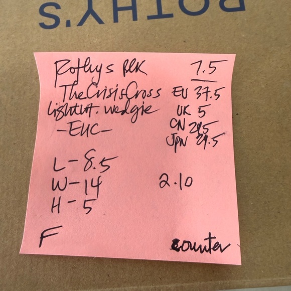 Rothy's The Criss-Cross Lightweight Wedge Sandal Women's Shoe Size US 7.5 EUC - Picture 11 of 11